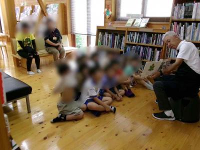 2025年7月　檜原小読み聞かせ授業