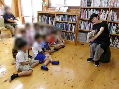 2025年7月　檜原小読み聞かせ授業④