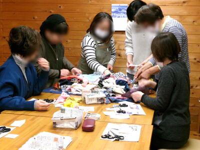 ワークショップ　布選び